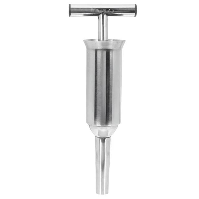 Imbuto Per Salsicce N.10 In Acciaio Inox Per Tritacarne Manuale - Tubo Di Ripieno Da 16,5 Cm - 3