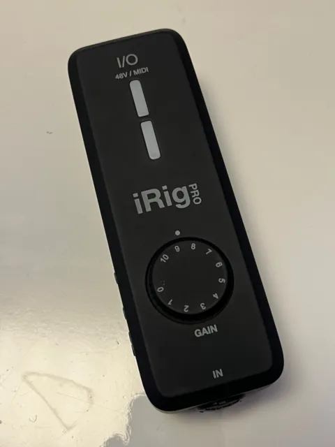 IK Multimedia iRig Pro I/O Audiointerface Vorverstärker mit Phantomspeisung