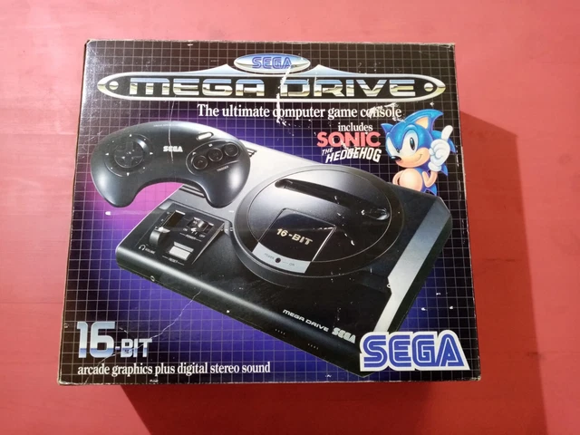 CONSOLE SEGA MEGADRIVE EN BOITE PACK SONIC ( SANS NOTICE