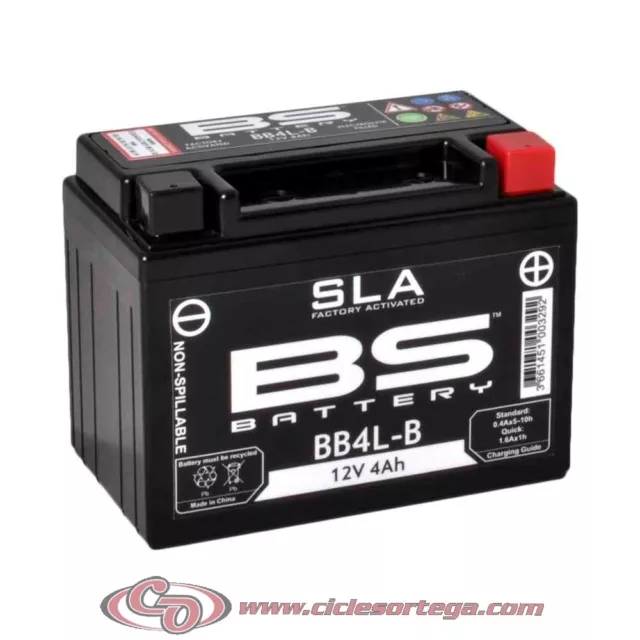 Bateria lista para montar BS Battery SLA BB4L-B (FA)