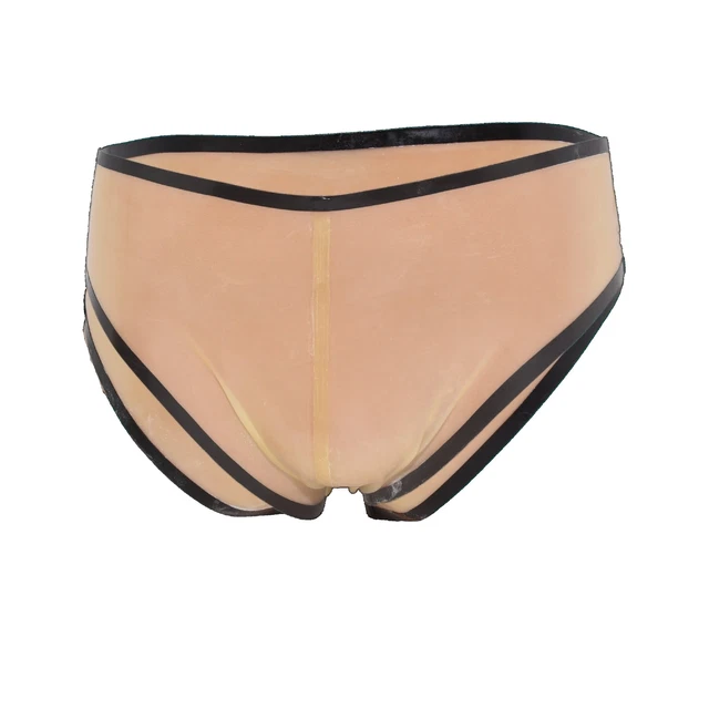 Slip lattice trasparente - bordo nero taglia: XL (1998)