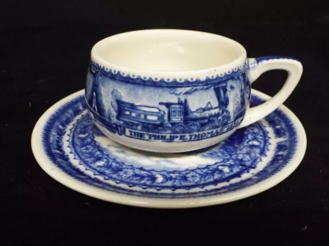 Scammells Lamberton Baltimore Ohio Centenary Railroad Demitasse Cup/Saucer