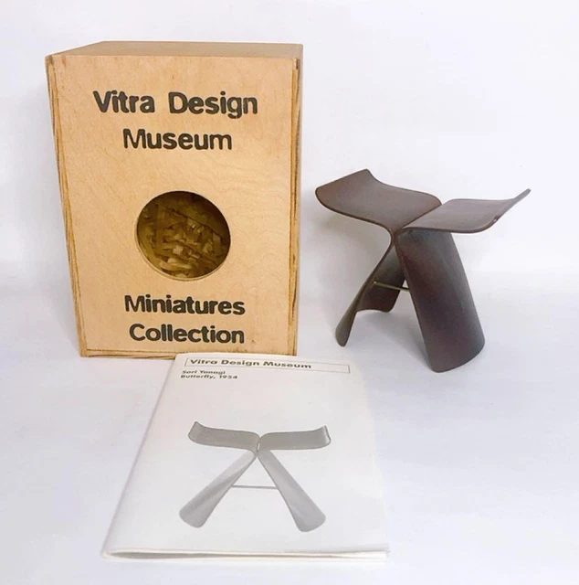 VITRA DESIGN MUSEUM Sori Yanagi Butterfly Stool with Box miniature