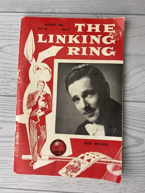 The Linking Ring Brotherhood Of Magicians Magazine August 1956 IBM Elvis magic