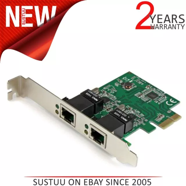 StarTech.com Dual Port Gigabit PCI Express Server/Ethernet Network Adapter Card