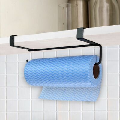 Paper Towel Holder Hanger Racks Kitchen Shelf Organizer Under Cabinet Roll Cup