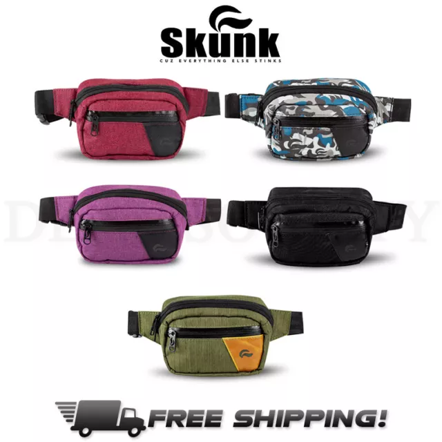 Skunk Hipster Smell Proof Odor Proof Stash Bag Fanny Pack