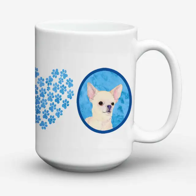 Blue Chihuahua Coffee Mug 15 oz SS4748-BU-CM15-S