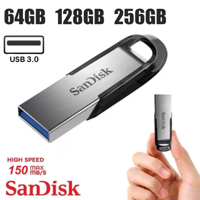 SanDisk Ultra Flair USB 64GB 128GB 256GB 3.0 Flash Drive Memory Stick Pen