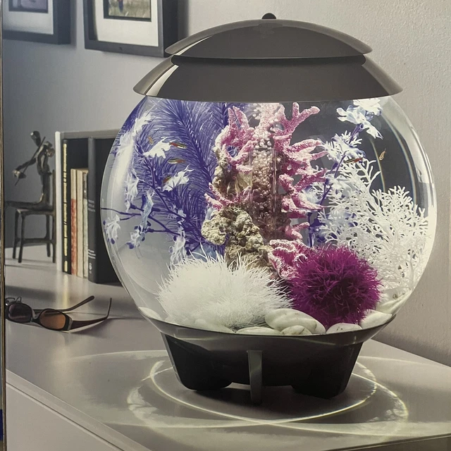 biOrb Halo 30 MCR Led Grey Aquarium Fish Tank All In One, 8 gallons