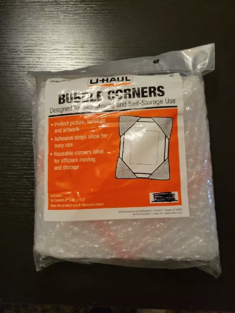 Uhaul Packing Materials - Bubble Corners To Protect Pictures, Artwork &Furniture
