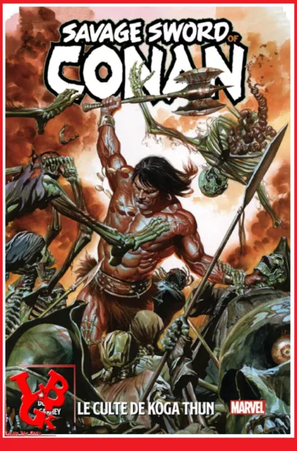 CONAN SAVAGE SWORD 100% 1 Oct 2019 TPB Panini le culte Kona thun marvel # NEUF