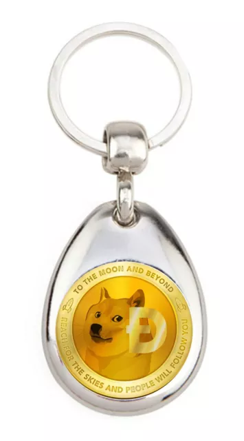 Dogecoin 2 cours avenir chien avis mining news to the moon Porte clé en métal