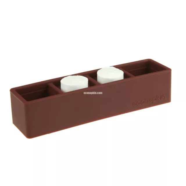 Silicon Double Compressed Napkin Holder Brown