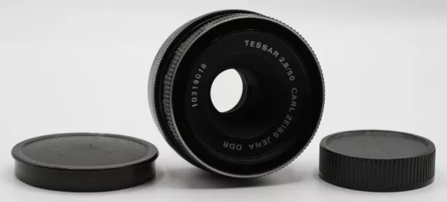 CARL ZEISS JENA DDR Objektiv Lens TESSAR 2,8/50 für M42