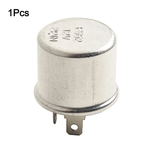Autobrother 2-Pin LED Turn Signal Flasher Relay – 12V EF32 – Variable Load