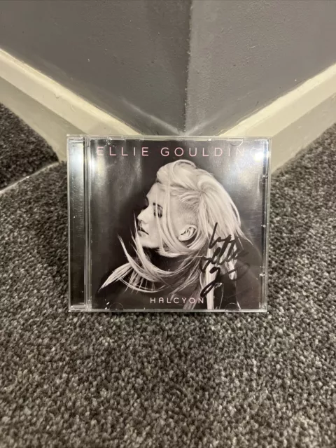 Ellie Goulding Hand Signed Cd Halcycn 2012