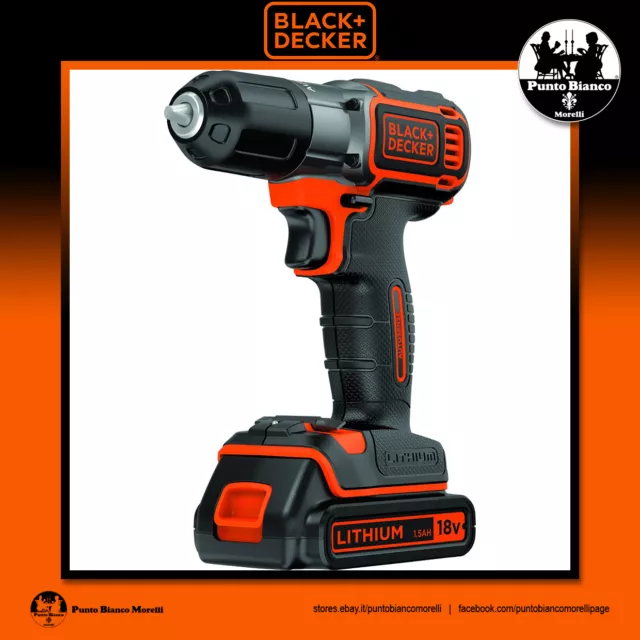 BLACK+DECKER. Trapano Avvitatore 18V Litio - Hammer drill | ASD184K-QW