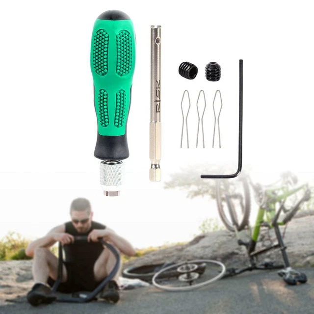 BIKE NIPPLE SPOKE Insertion Tool Driver Bicycle Cycling Spokes Anti