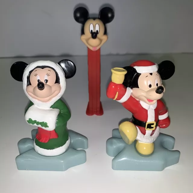 DISNEY MICKEY AND Minnie Mouse Once Upon A Christmas PVC Figure ...