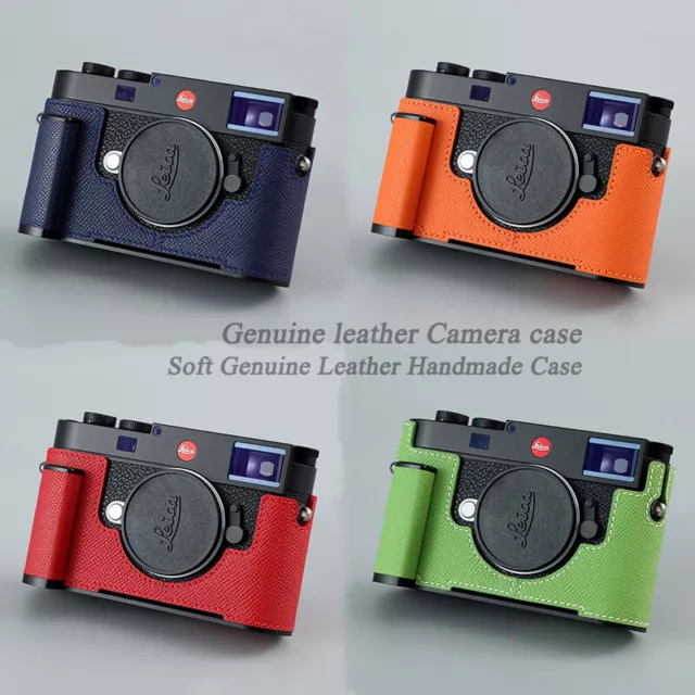 Genuine Leather Leica M11 Camera Bag Case Half Body Handmade Bag For Leica M11