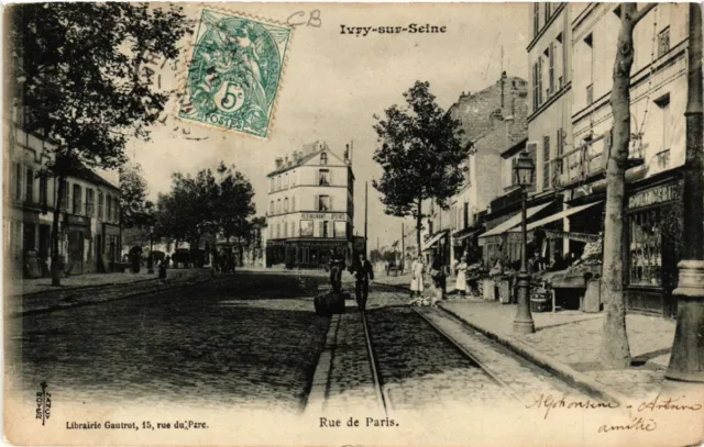 CPA AK IVRY-sur-SEINE - Rue de PARIS (581904)