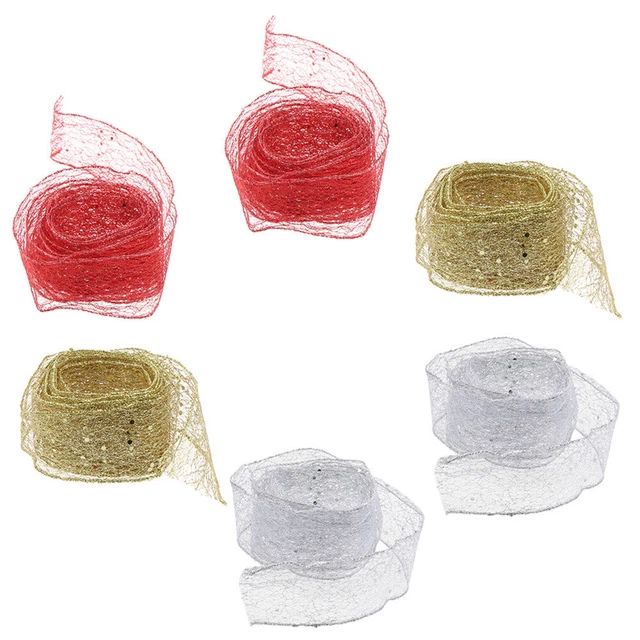 2x Weihnachten Bogen Band Urlaub Band Weihnachten Band Handwerk Weihnachten Band 5
