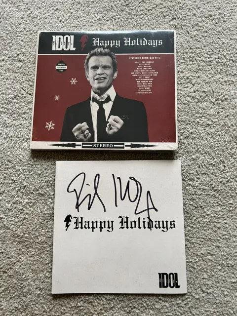 Billy Idol 'Happy Holidays' CD & Hand Signed Insert!!! *IN HAND* *SEALED*
