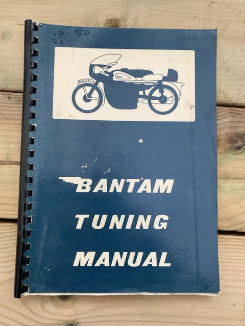 BSA BANTAM RACING Club - Tuning Manual 1979 £21.50 - PicClick UK