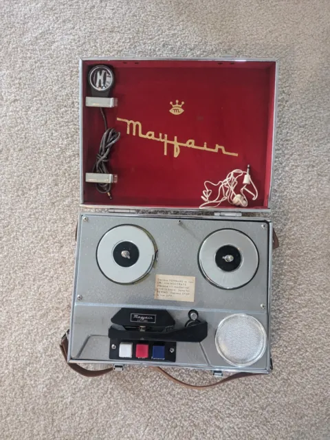 VINTAGE MAYFAIR FT-157 Reel To Reel Tape Recorder Player $19.99 - PicClick