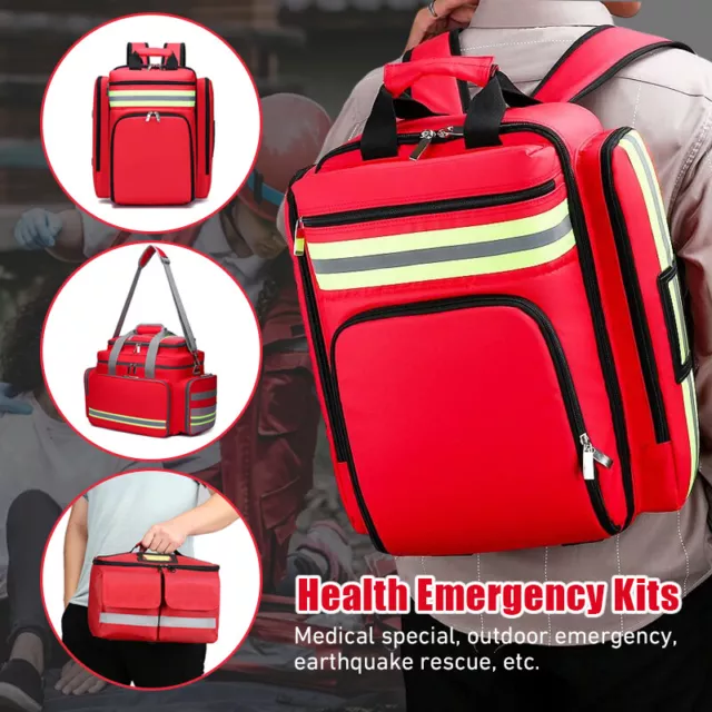 First Aid Medical Kits Emergency Rescue Backpacks Large Capacity Storage Outdoor