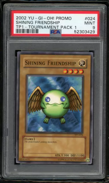 2002 Yu-Gi-Oh! Promo Tp1-024 Shining Friendship-Psa 9 Mint-Tournament Pack 1 ✨