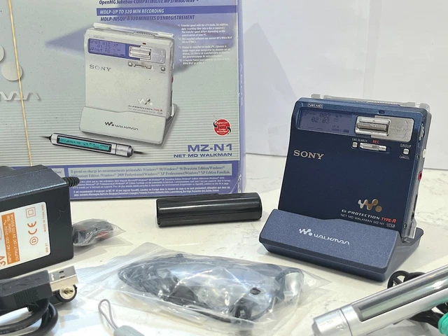 Sony MZ-N1 Net MD Walkman Portable MiniDisc Player & Recorder - Silver