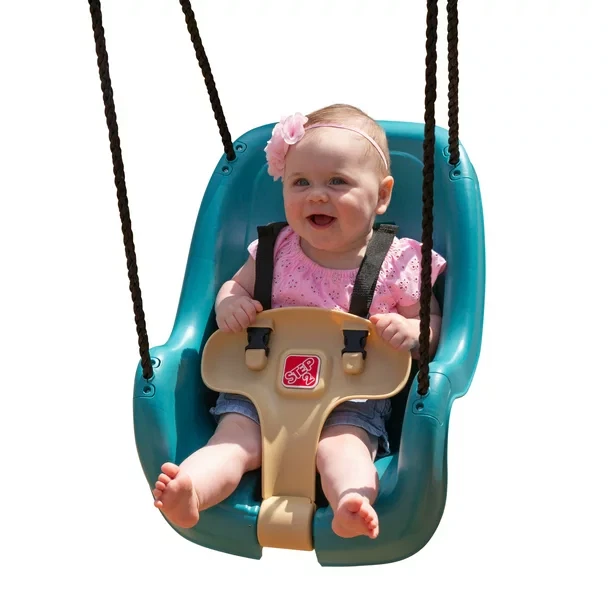 Step2 Teal Toddler Baby Swing Set Accessory with T-Bar and Weather-Resistant ！