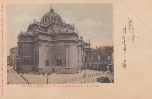 Cartolina 11 Parma Chiesa Della Madonna Della Steccata L'esterno Viaggiata