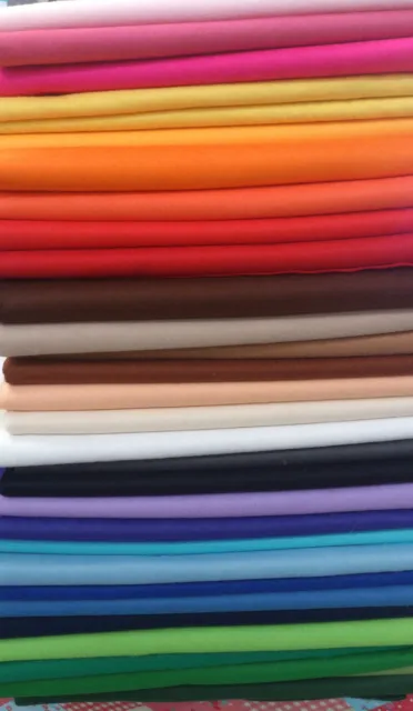 FELT MATERIAL Craft Fabric - Sold by Length - Assorted Colours and Lengths