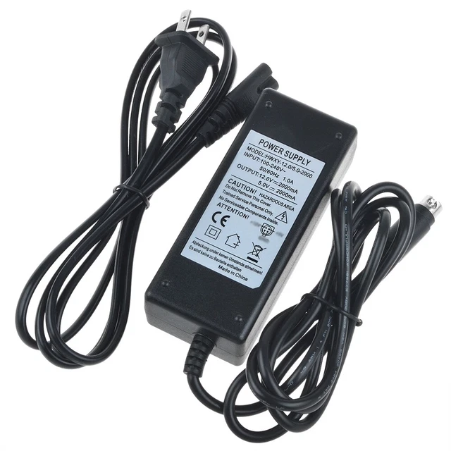 Alimentatore 12V 5A AC-DC Per Hard Disk LaCie E Altri &ndash; Adattatore Di Ricambio Con Spinotto 5.5mm X 2.1mm