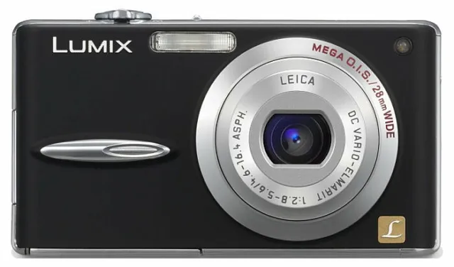 Panasonic LUMIX DMC-FX30 7,2 MP Digitalkamera - Schwarz