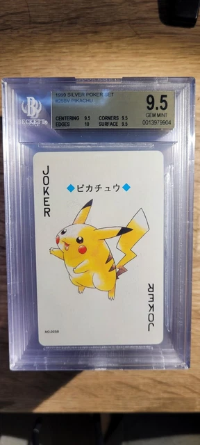 BGS POKEMON POKER Card 1999 Pikachu Joker Silver & Gold Decks 9.5 $200.00 -  PicClick AU