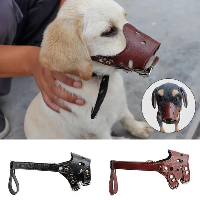 Mascota anti-campana mordedura huesos masticables accesorios anti-mordeduras perro máscara bozal de perro
