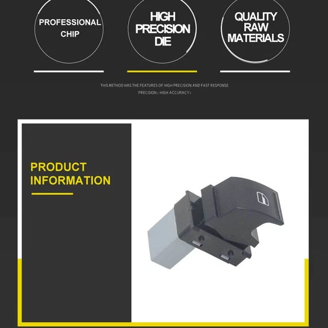 CAR ELECTRIC WINDOW Switch Replacing Detachable Automotive Switches EUR