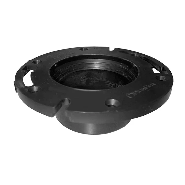 Jones Stephens C51341 3 X 4 ABS Flat Closet Flange - Black