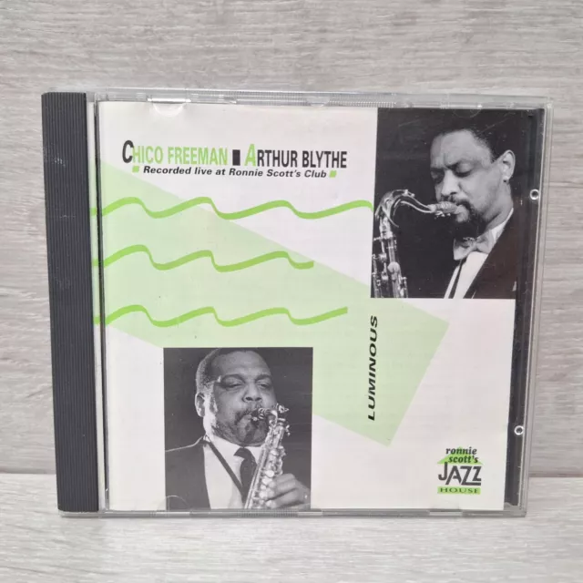 Chico Freeman/Arthur Blythe - Luminous - CD - 1991 Ronnie Scott's Jazz House VGC