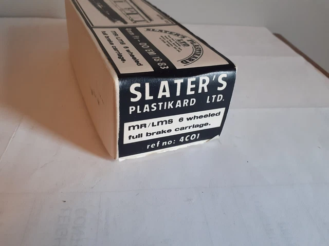 Slitors SLATERS MR/LMS 6 wheel clerestory full brake coach kit 4mm £42.50 ...
