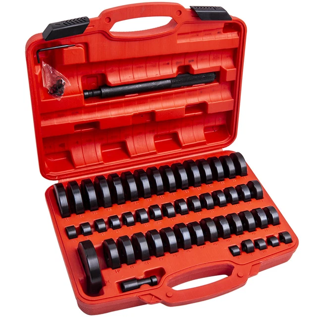50 pezzi cuscinetti ruota dischi di montaggio pezzo a pressione strumento pressa set propulsione 18 mm-65 mm