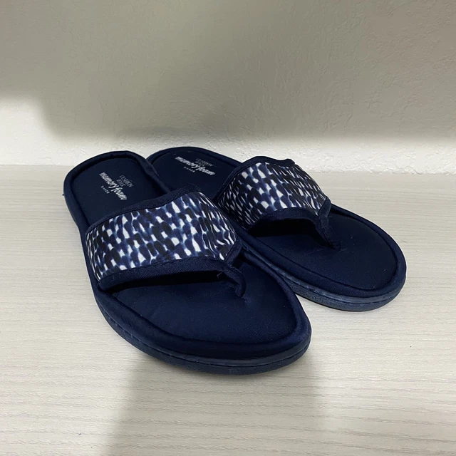 Avon Slip On Memory Foam Size Large 9-10 Sandals Slides Comfortable House Shoes