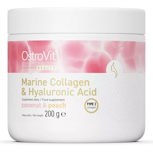 Ostrovit Collagene Marin + Acide Hyaluronique + Vitamine C, 200 g