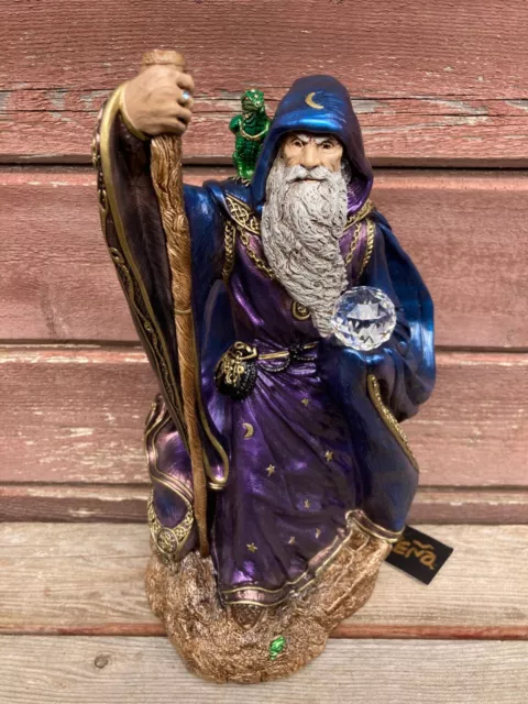 Retired Windstone Editions Hollywood CA Large Wizard 13" w Tag  Melody Pena