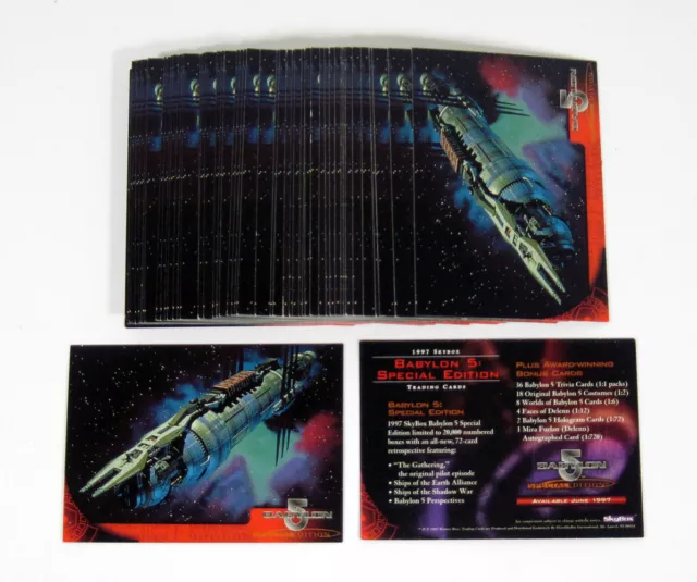 Lot of (50) 1997 Skybox Babylon 5 Special Edition Promo Card (Unnumbered) Nm/Mt