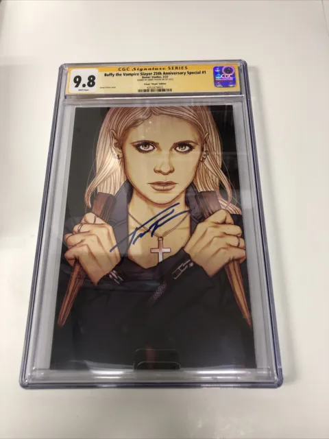 Buffy The Vampire Slayer 25th Anniversary Special(2022)#1(CGC 9.8) Signed Frison
